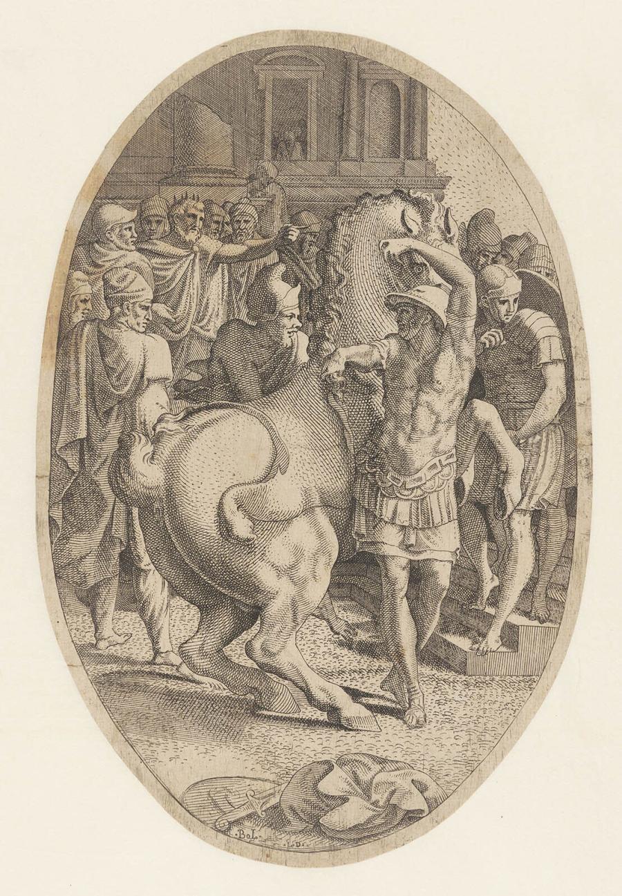 Alexander temt Bucephalos