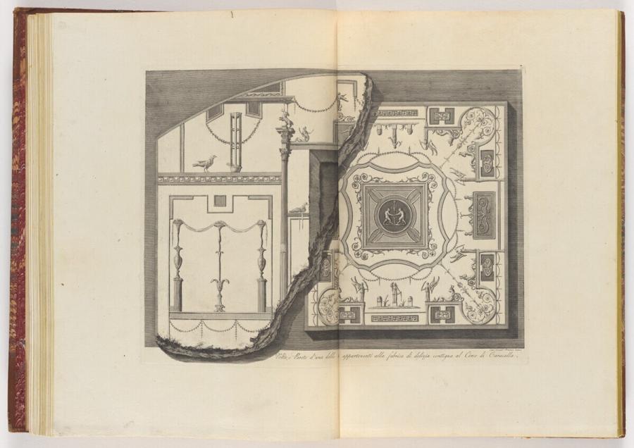 Volta, e Parete d’una delle Cammere appartenenti alla fabrica di delizia contigua al Circo di Caracalla