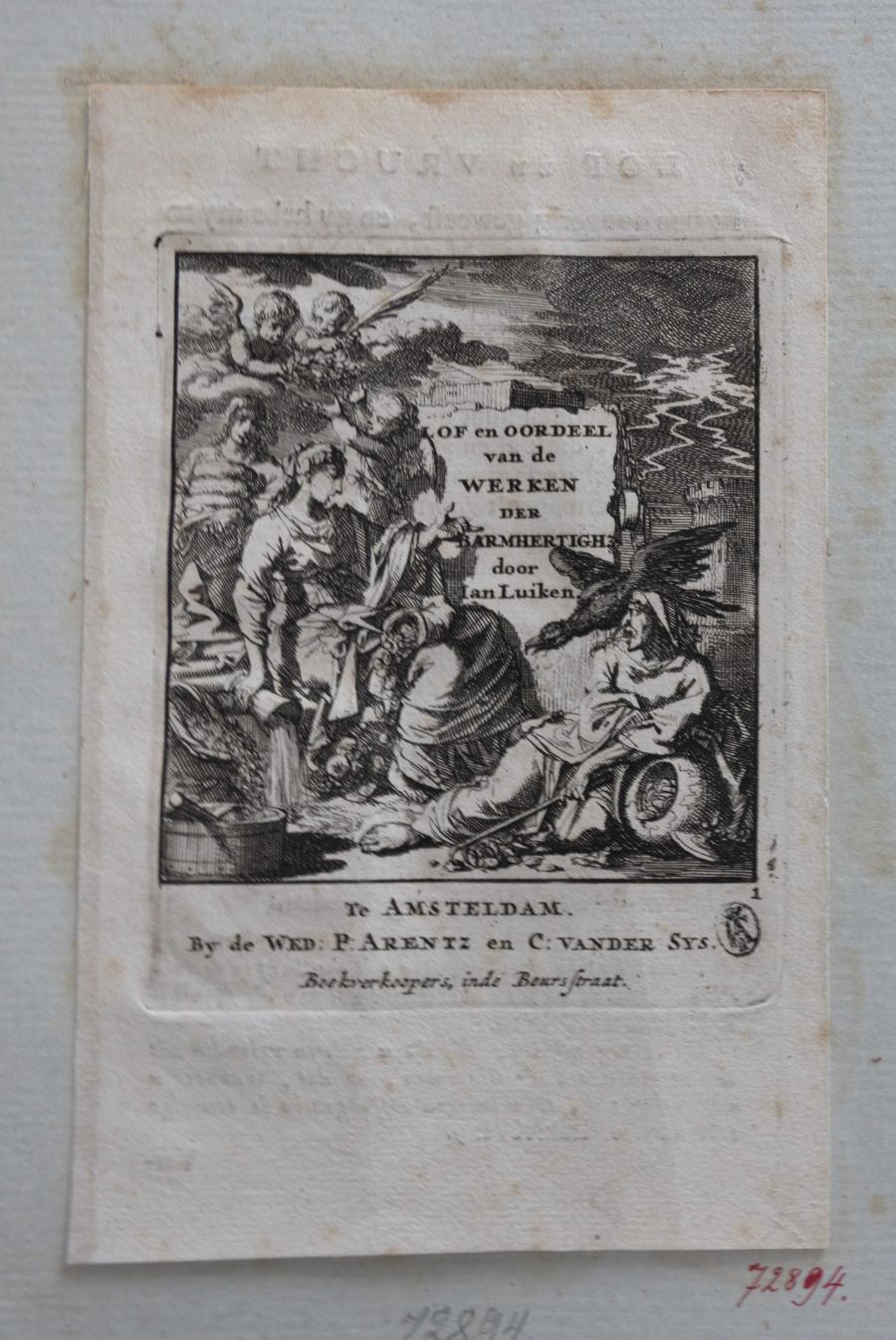 Praise and Judgment of the Works of Mercy by Jan Luiken