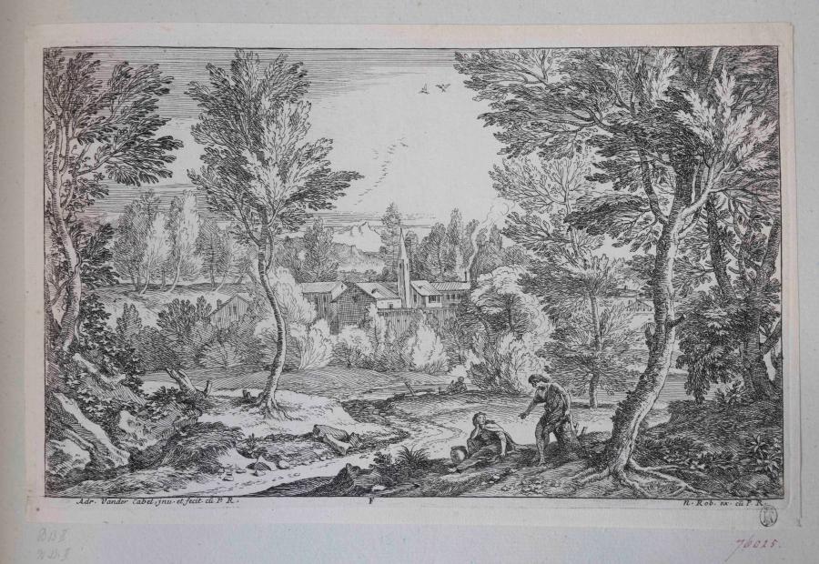 Man and Woman Sitting by a Tree