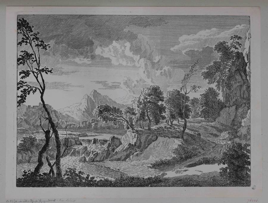 Landscape with a Waterfall