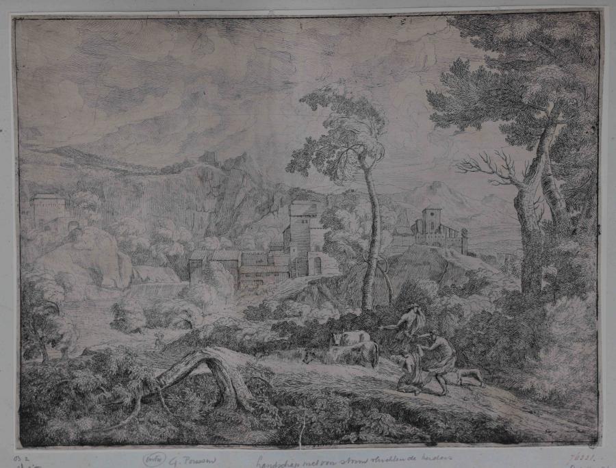 Landscape with Shepherds and Cows