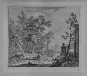 landschap-met-drie-mensen-bij-een-tombe