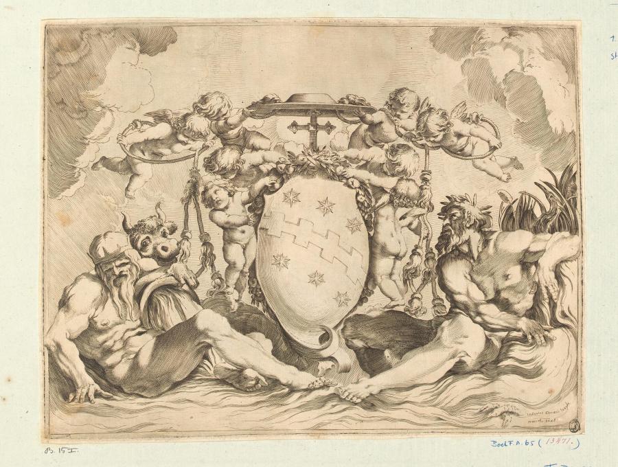 Po and Tiber with Crest