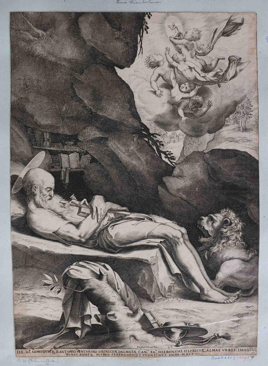 Dying St Hieronymus