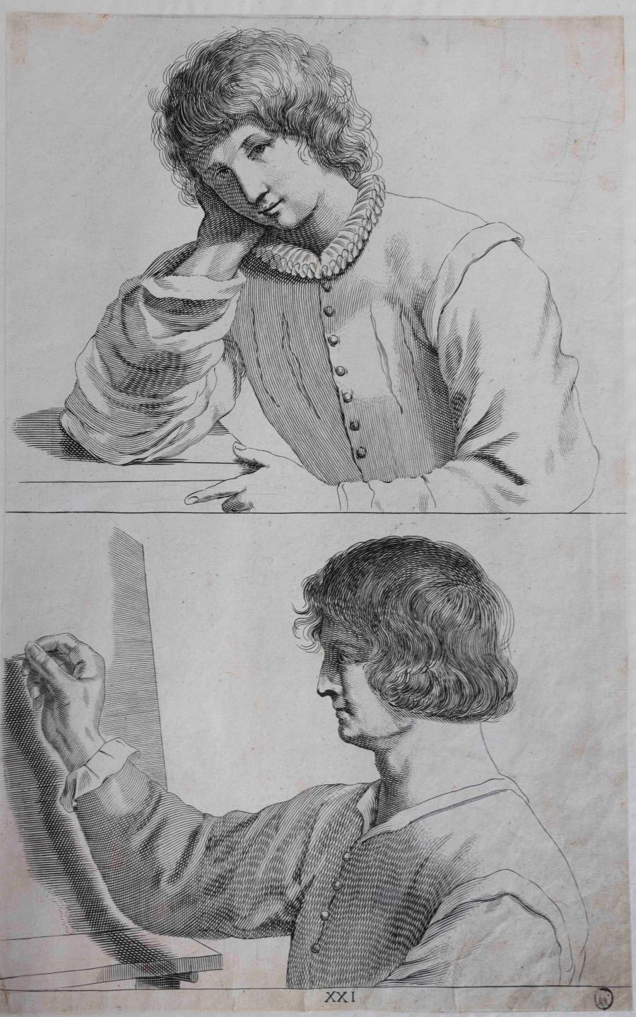 Drawing models, men