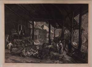 the-winter-interior-of-a-cowshed