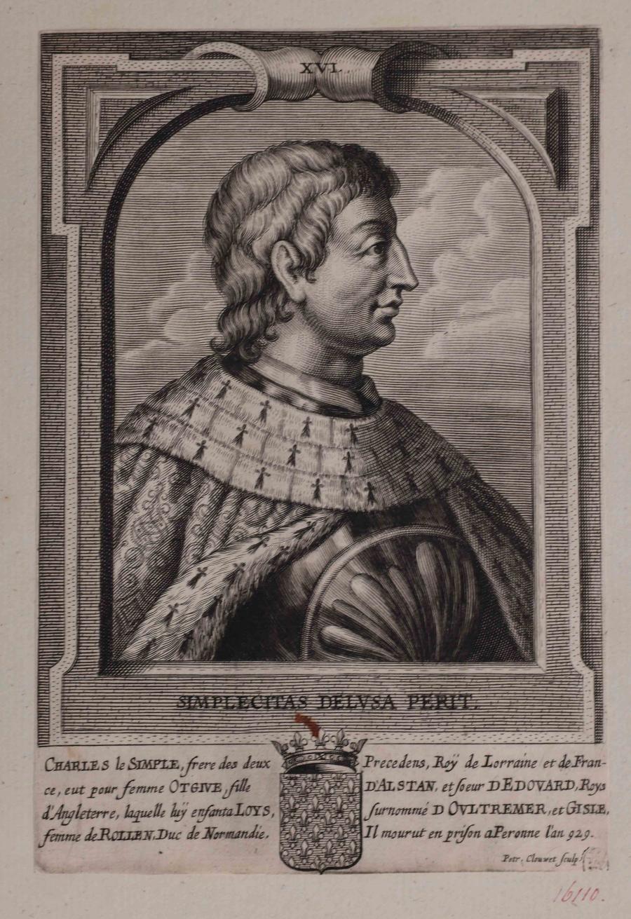Portrait of Charles III of France