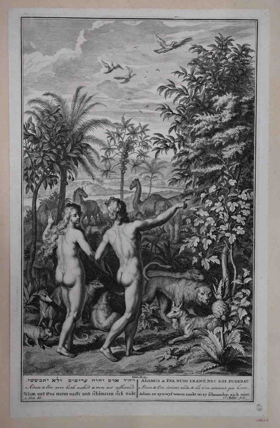 Adam and Eve in Paradise