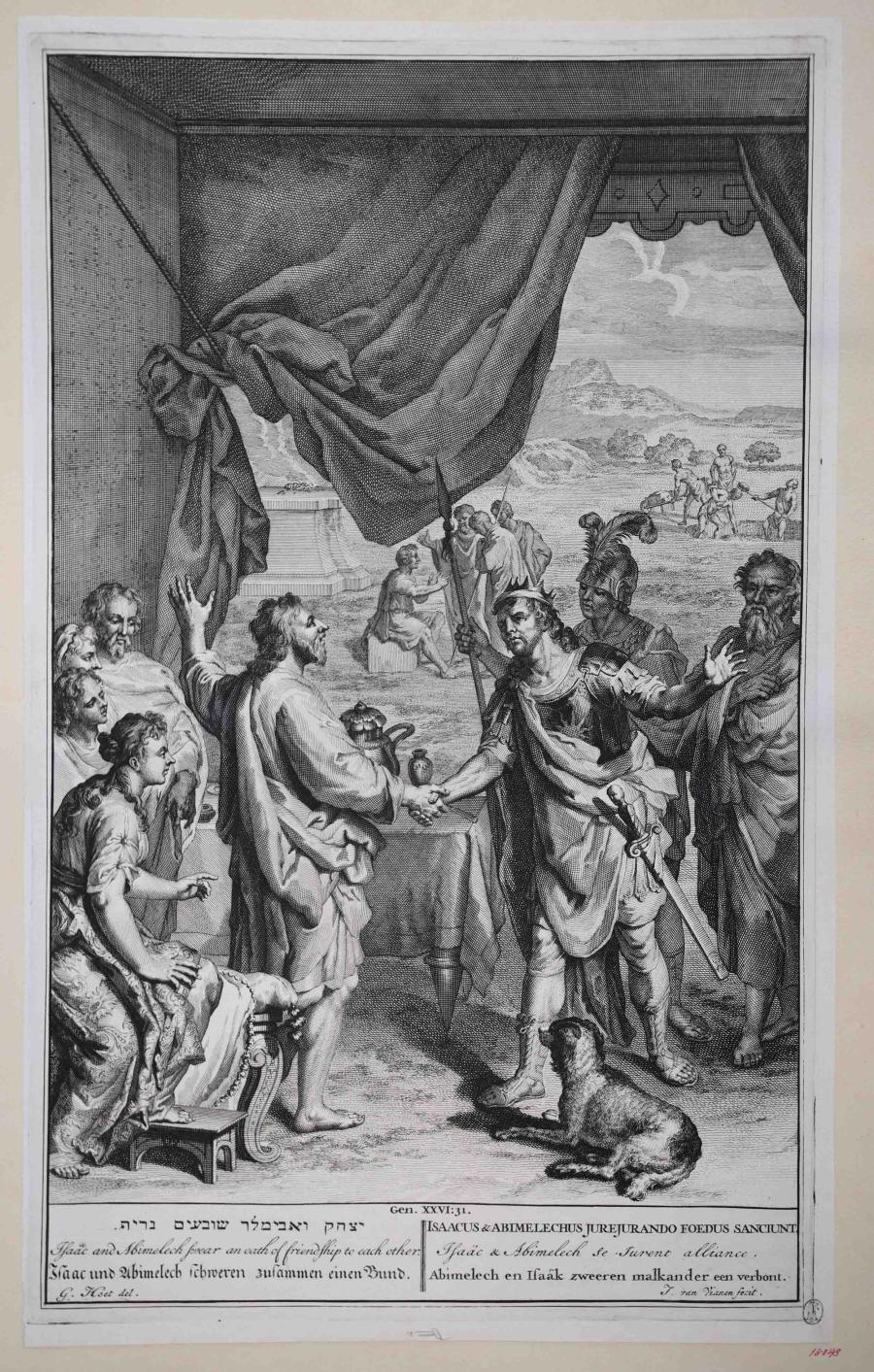 Abimelech and Isaac Swear an Oath