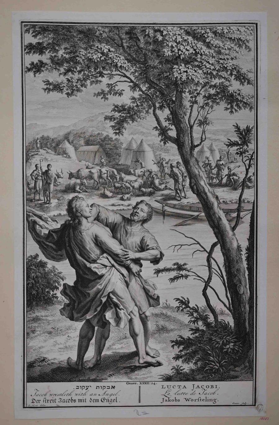 Jacob Wrestling with a Man