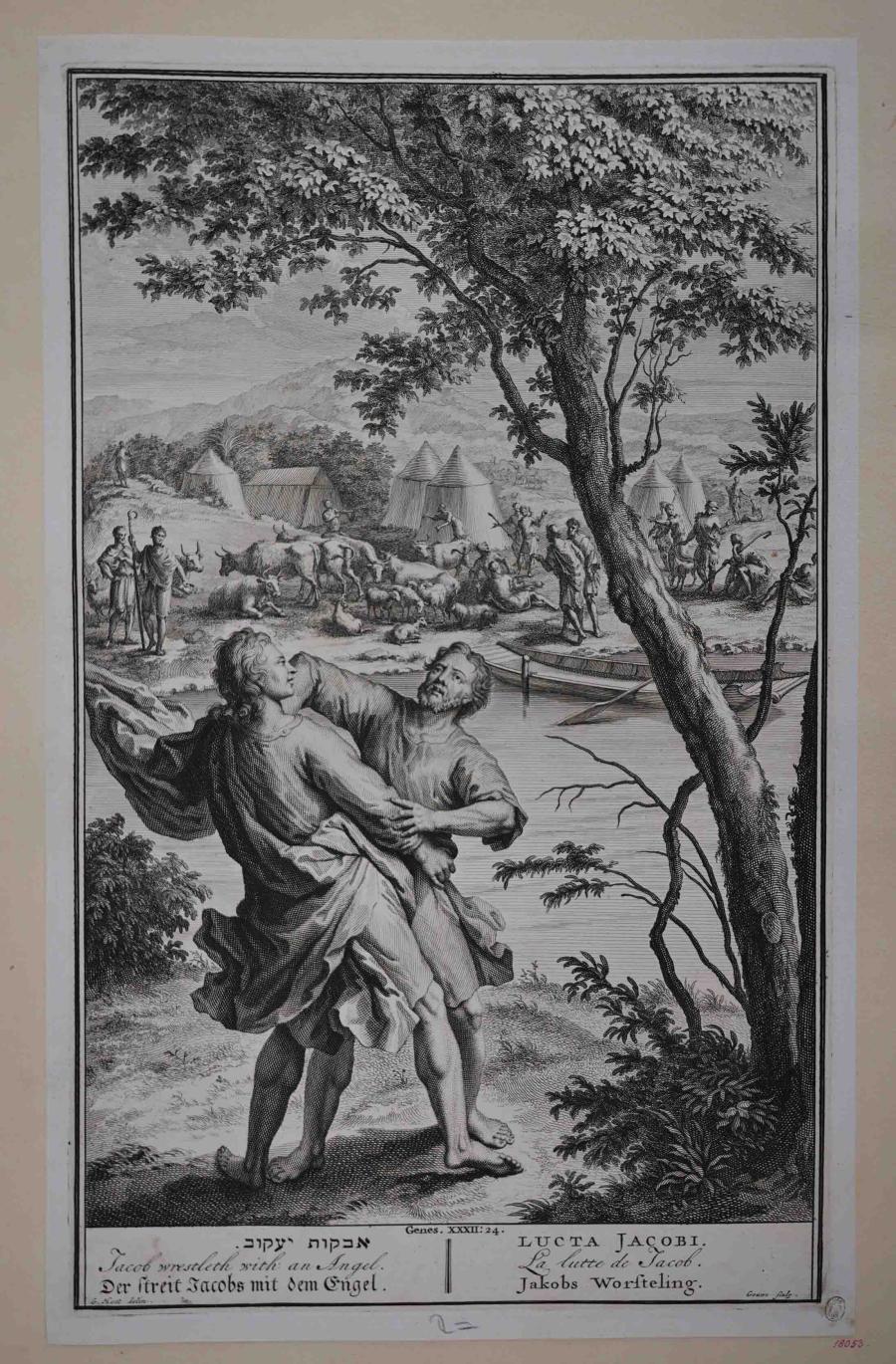 Jacob Wrestling with a Man