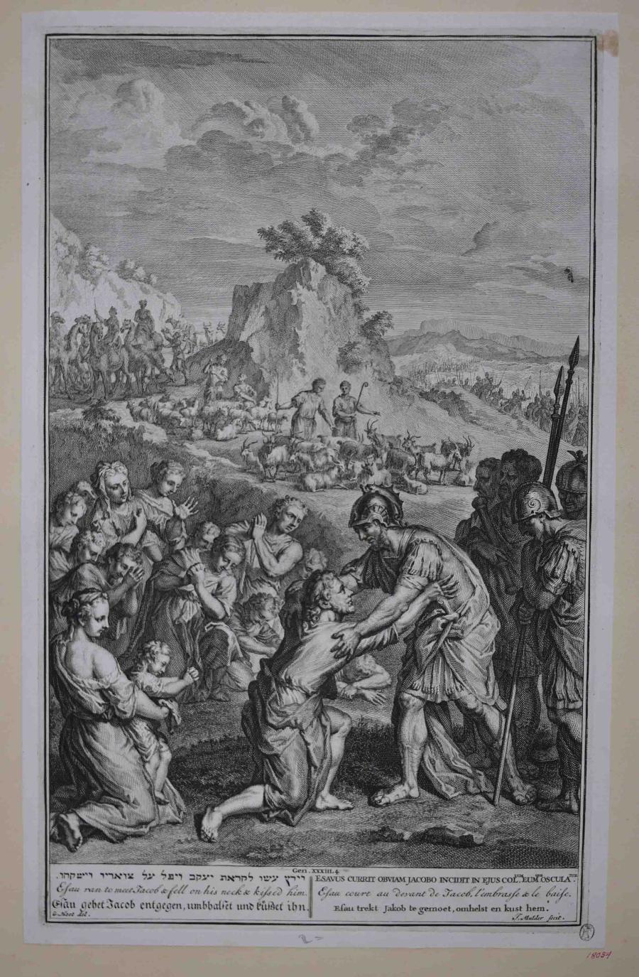 Verzoening van Jakob en Esau