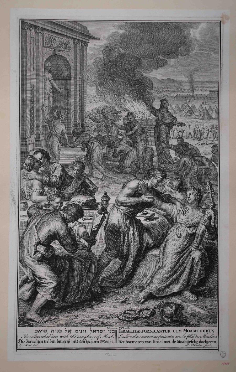 De Israëlieten en de Moabitische vrouwen