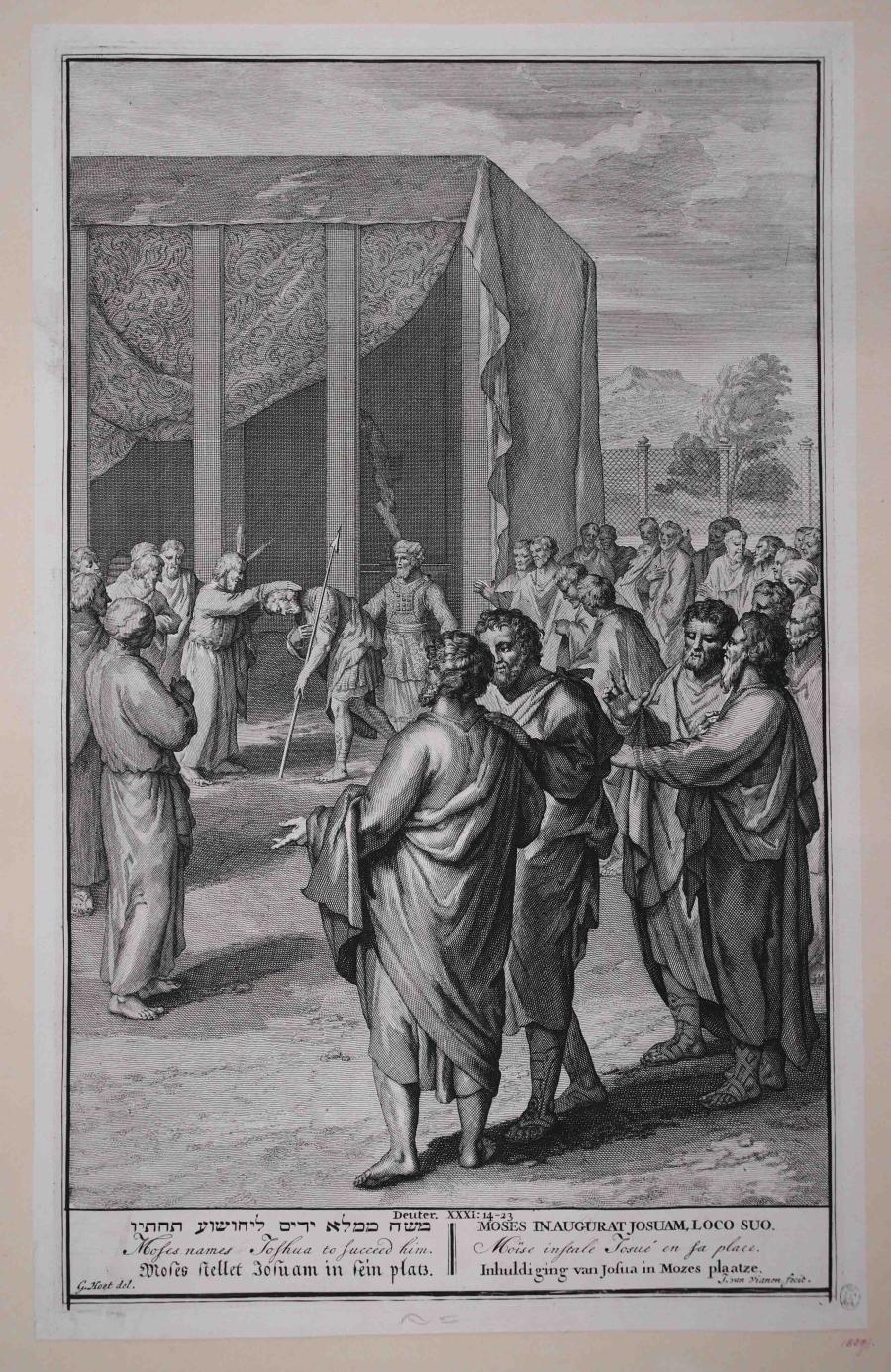 Inauguration of Joshua as Moses' Successor