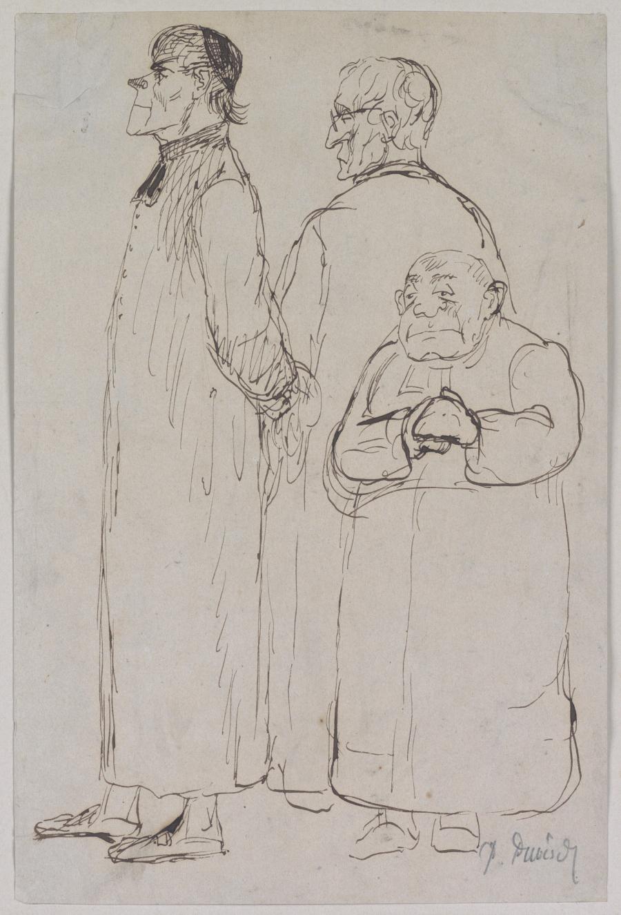 Three Men Standing