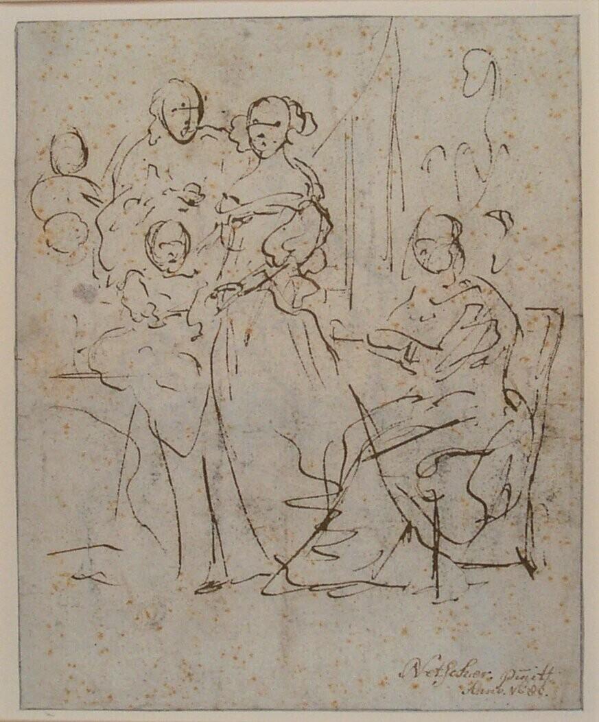 Schets voor een familieportret