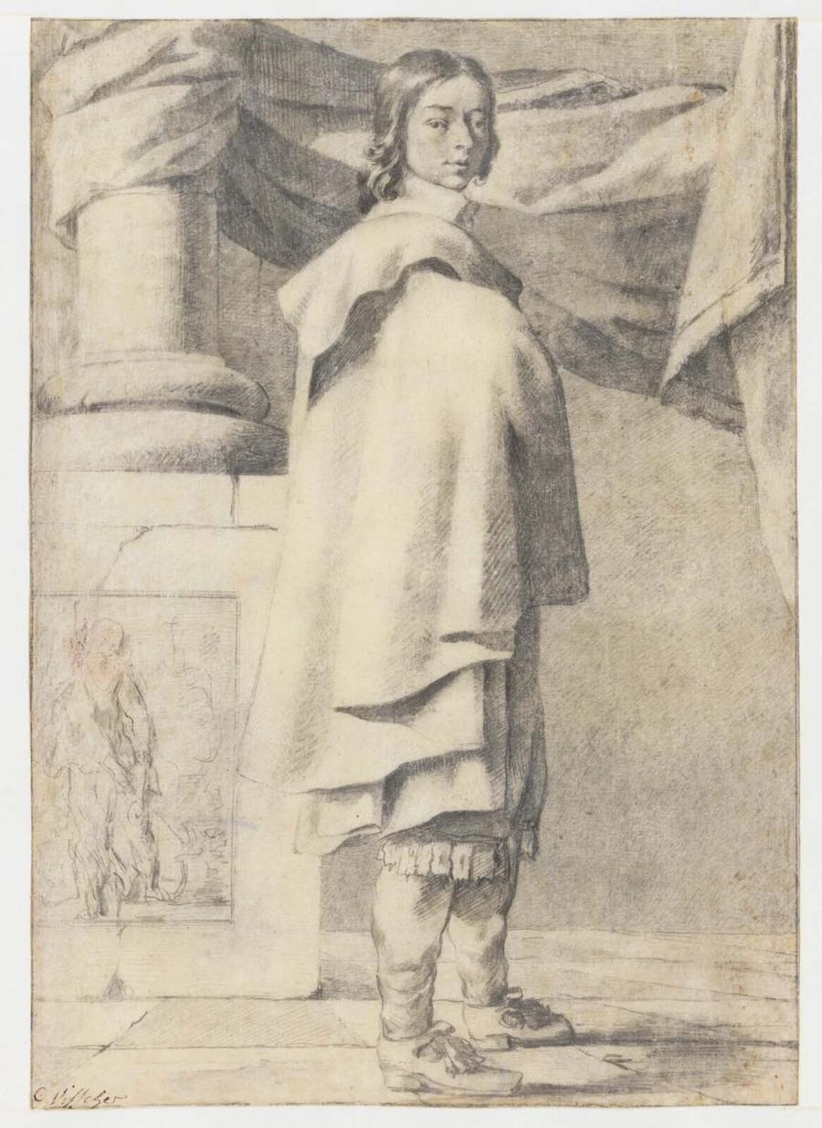 Portrait of a Standing Young Man