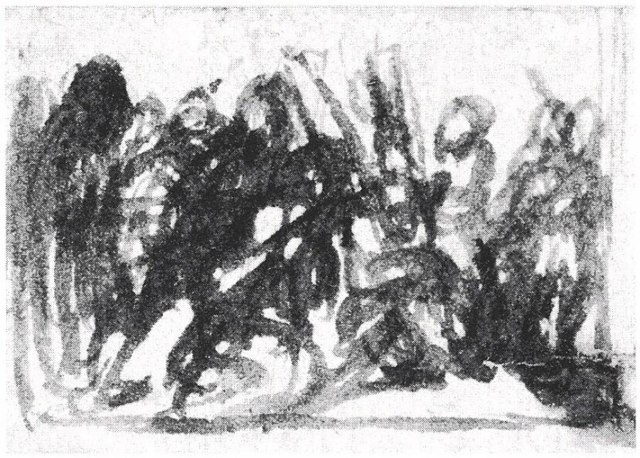 Romeinse soldaten en hun centurion