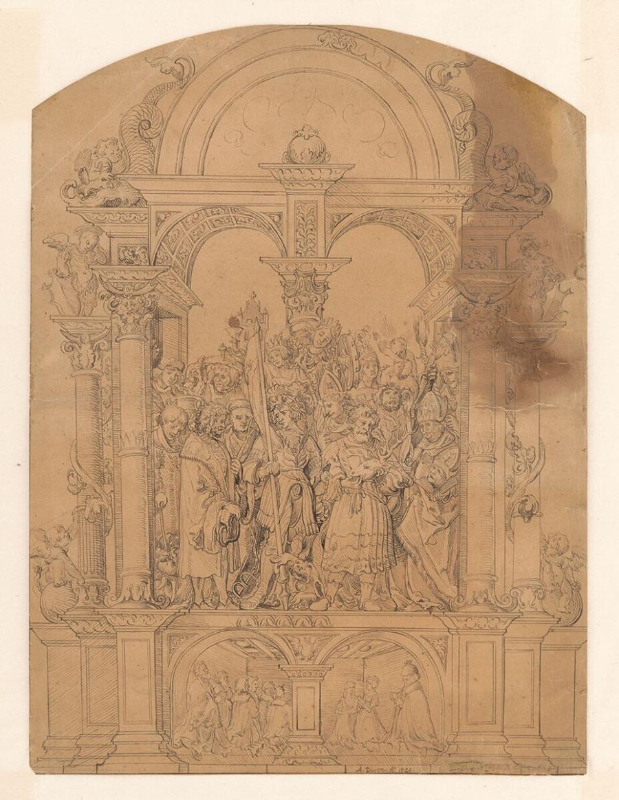 Design for a Vierzehnheiligen  Altarpiece