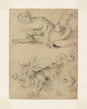 studies-van-een-gevallen-man-een-draak-en-een-hond-fragment