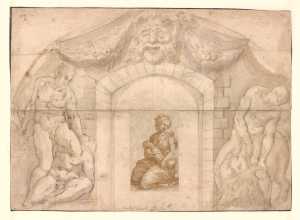 samson-en-de-philistijn-en-hercules-en-de-nemeische-leeuw-naar-michelangelo-ontwerp-voor-de-omlijsting-van-een-poort-in-het-midden-een-zittende-moeder-die-haar-kind-zoogt