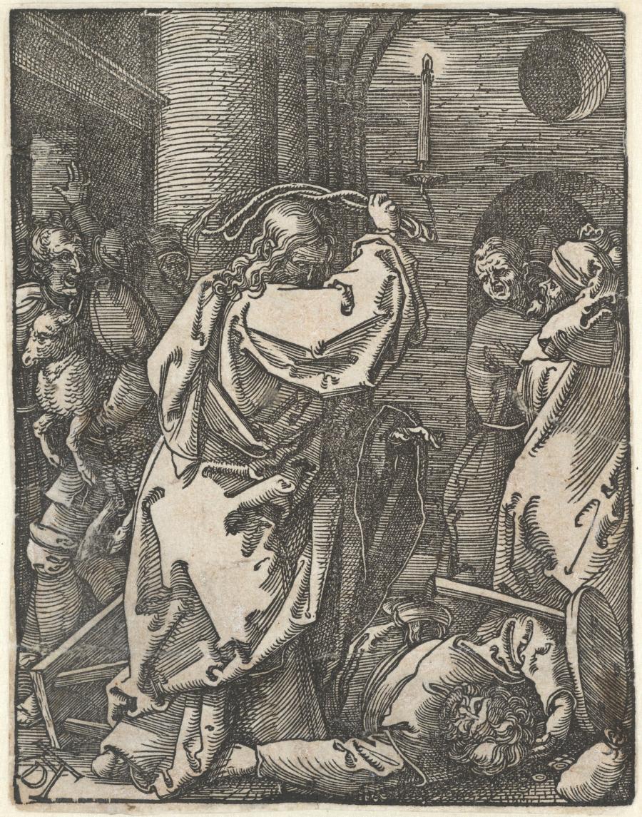 Christus verdrijft de geldwisselaars uit de tempel