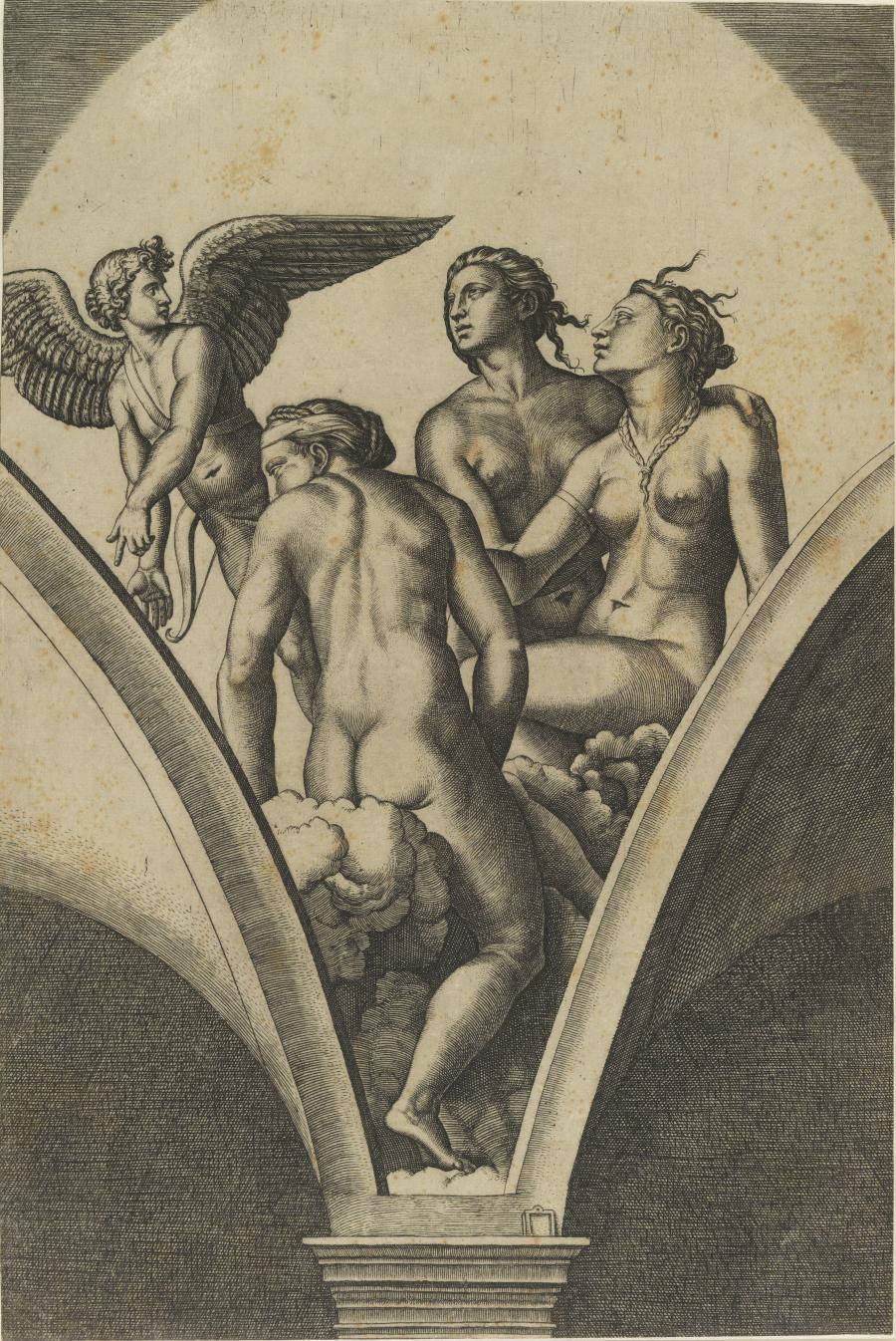 Cupid and the Three Graces