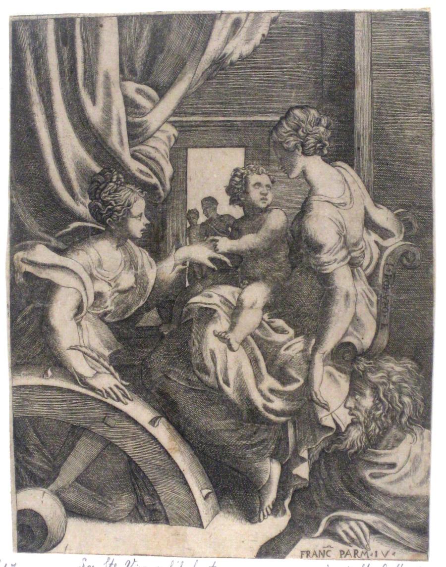 Het mystieke huwelijk van de heilige Catharina