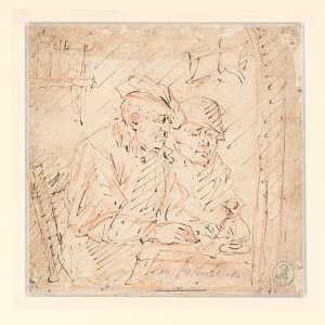 twee-figuren-aan-een-tafel