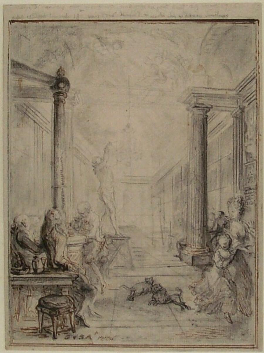 Interieur van een feestzaal