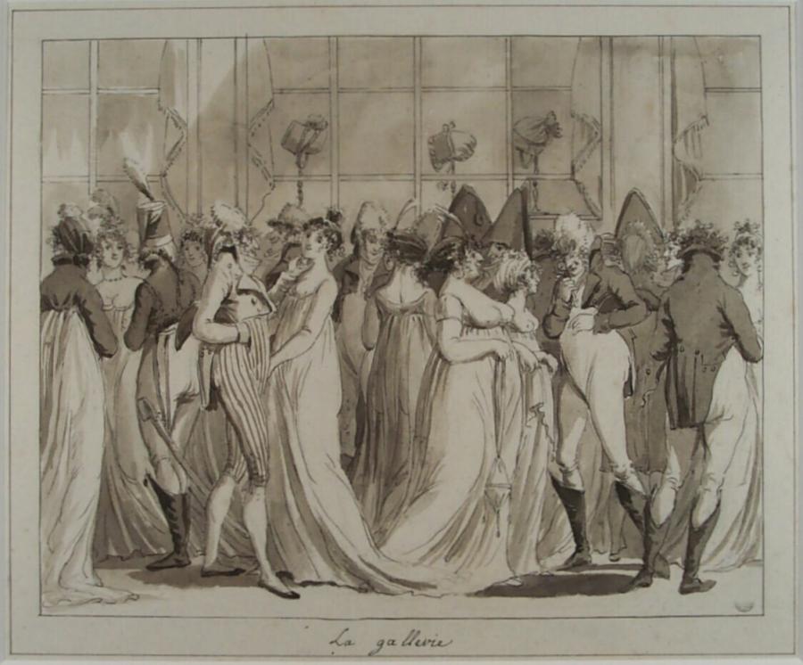 The Galerie de Bois in the Palais Royal, Paris