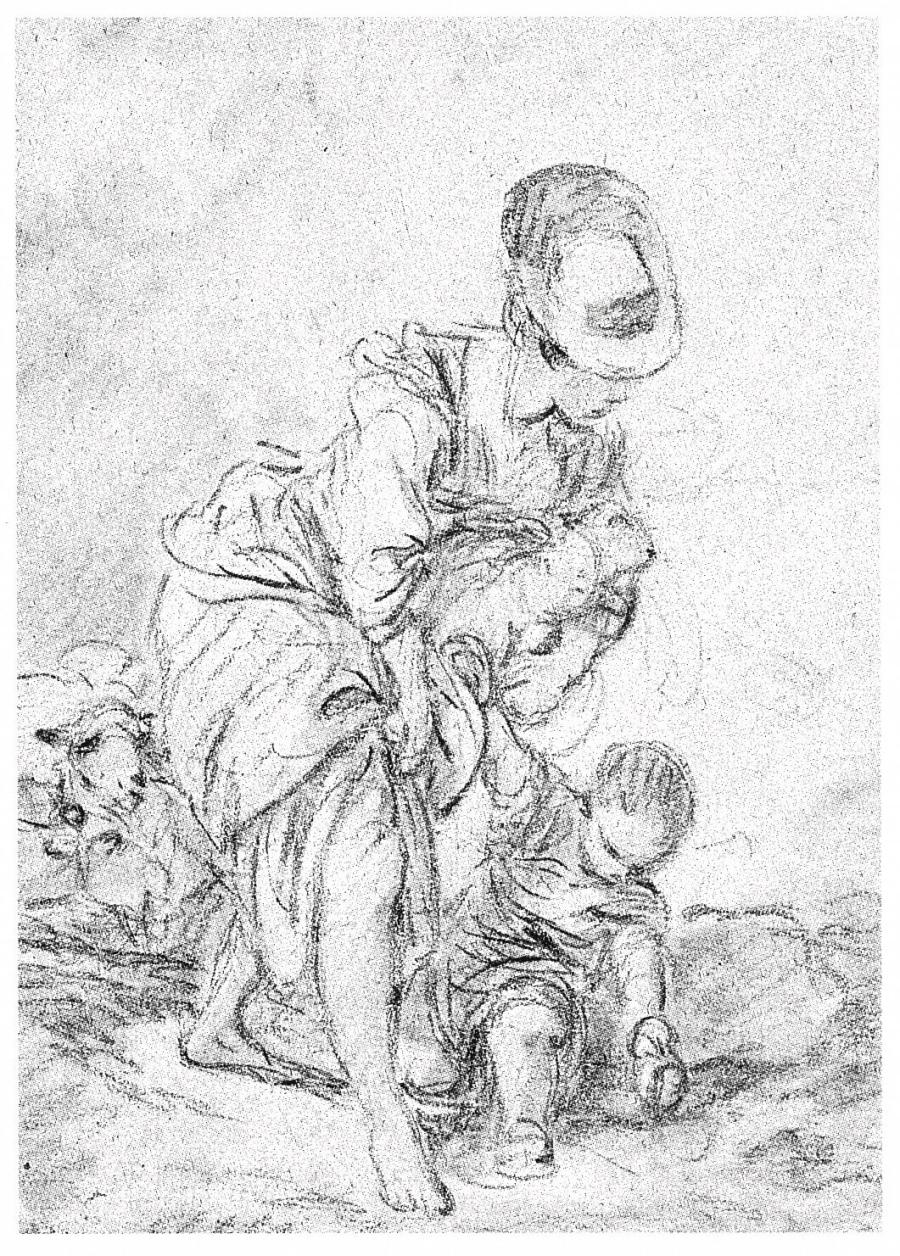 Shepherdess with a Child