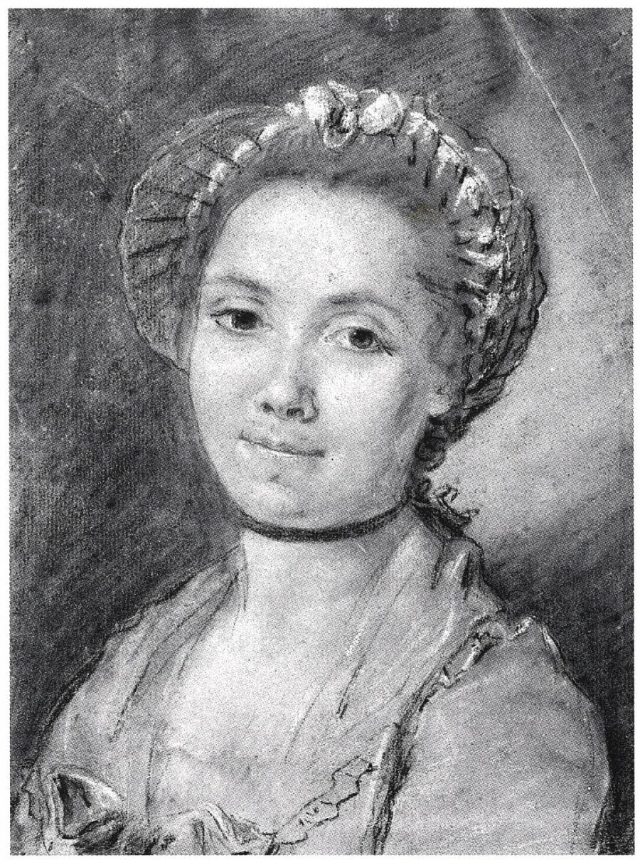 Portrait of a Young Woman with a Cap, in Frontal View