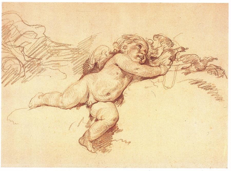 Cupid with Doves