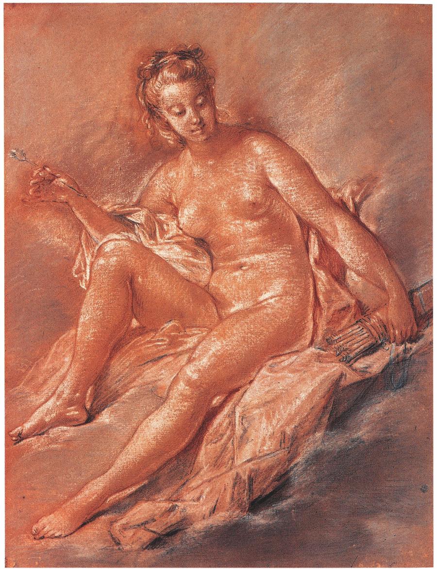 Seated Venus Holding an Arrow and a Quiver