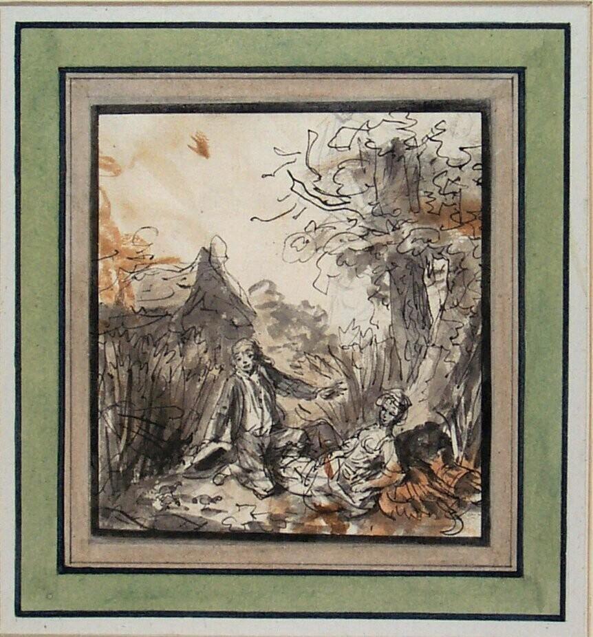 Pastoral Scene (Amorous Couple in a Landscape)
