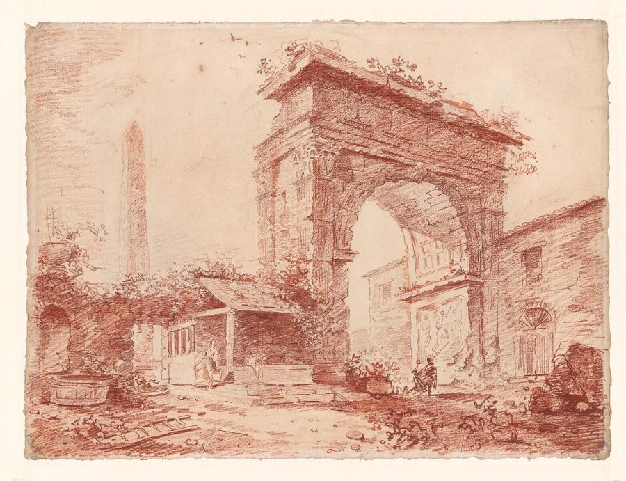 The Arch of Gallienus in Rome