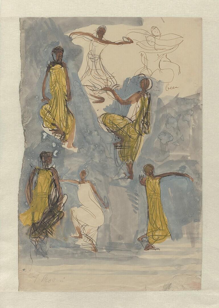 Seven Cambodian Female Dancers