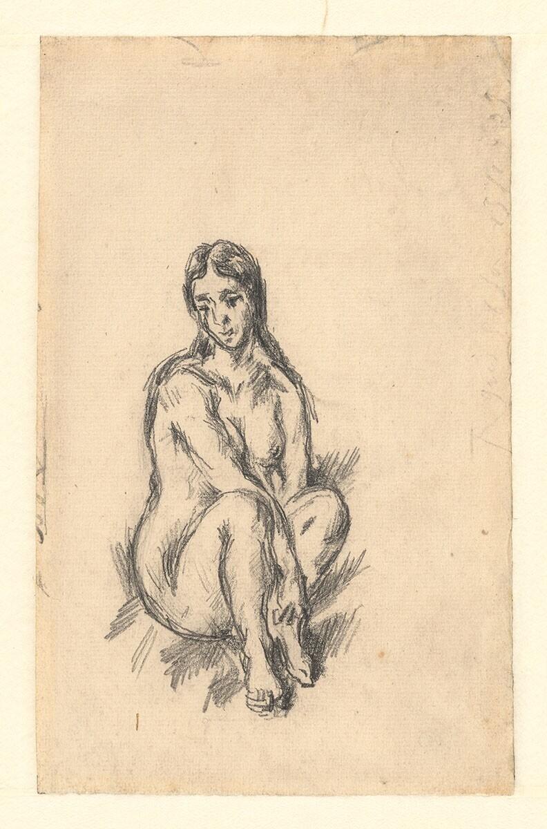 Seated Female Bather