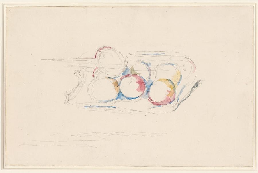 Seven Apples on a Plate