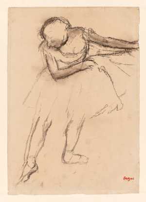 studie-van-een-balletdanseres-met-de-armen-naar-rechts-en-de-voeten-in-de-positie-degagee-en-quatrieme-ouverte