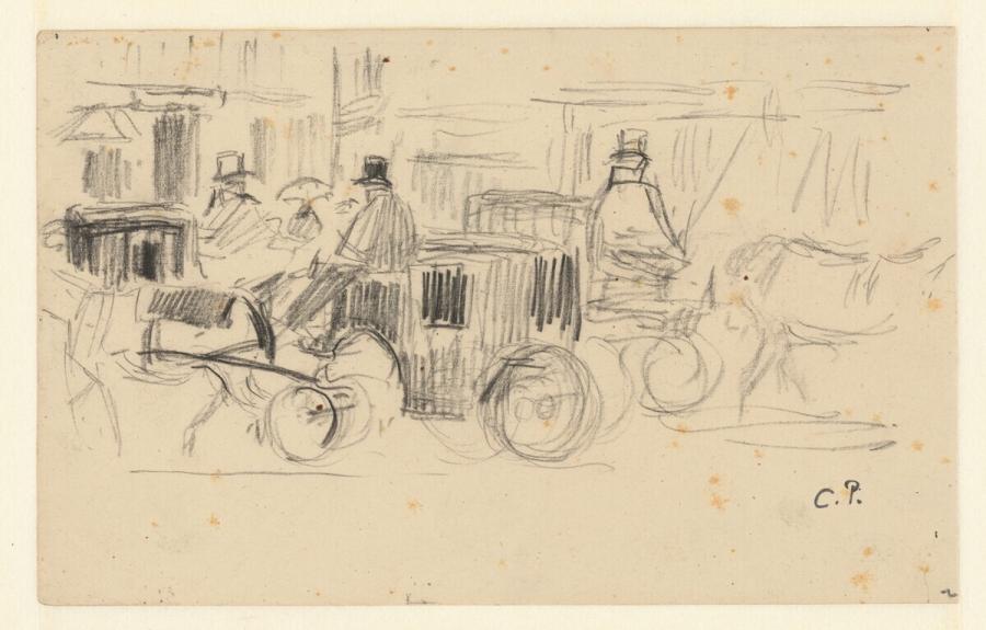 Street with Passing Carriages