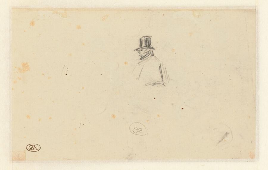 Head of a Coachman with Top Hat