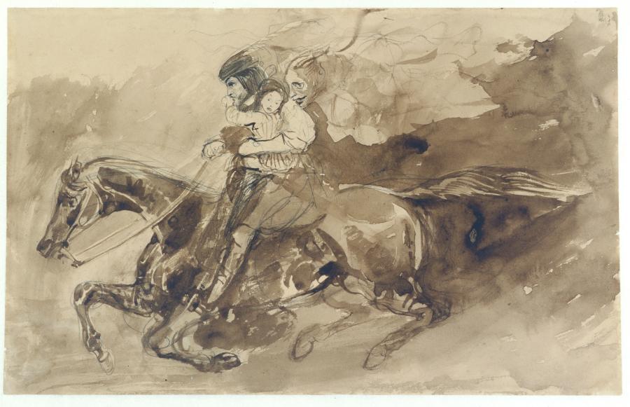 The Erl King (from Goethe's famous ballad 'Erlkönig')
