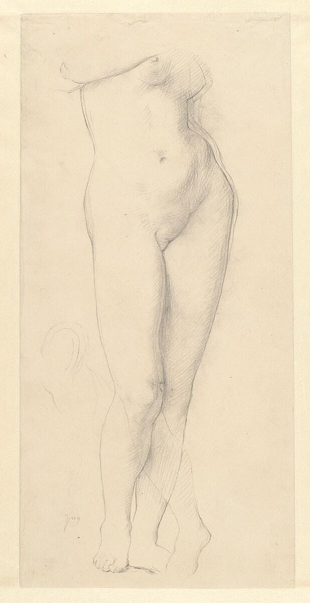 Study of a Standing Female Nude
