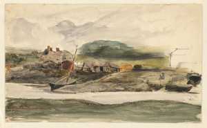 landschap-met-vissershuizen