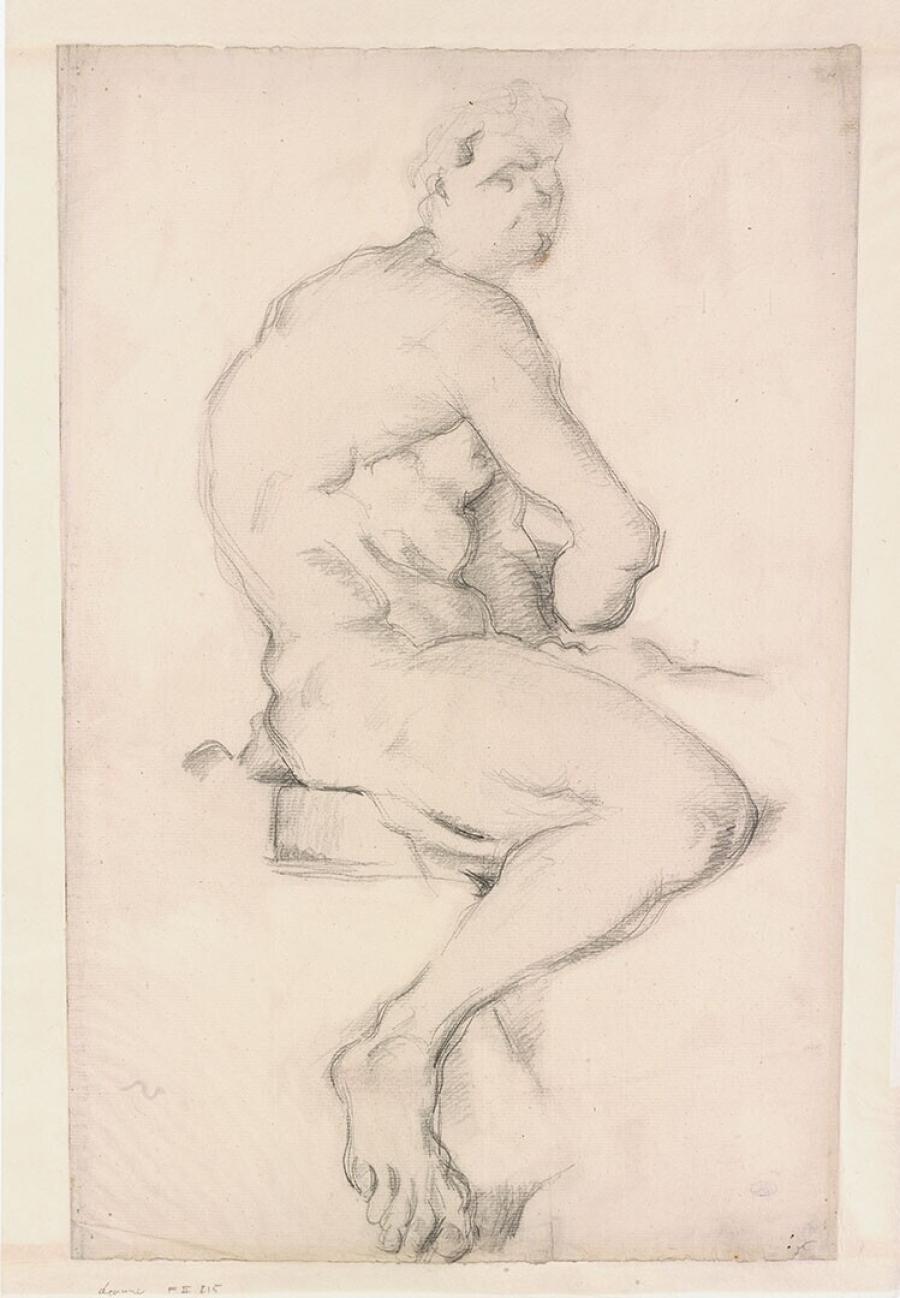 Study after the Hercules Sculpture by Pierre Puget in the Louvre