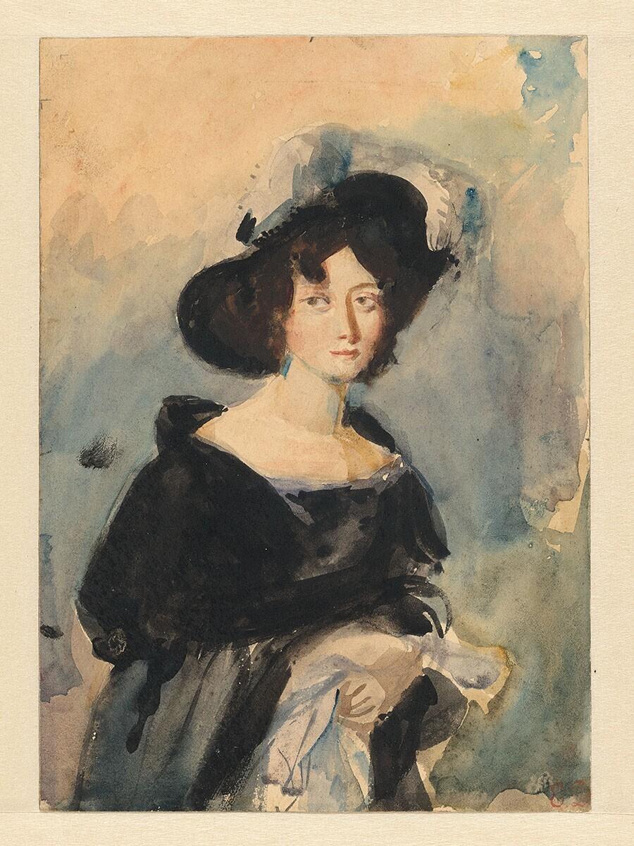 Portret van een jonge vrouw (Madame de Conflans)