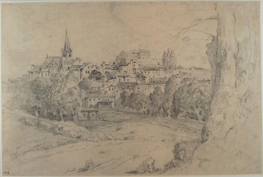 Stadje in de bergen